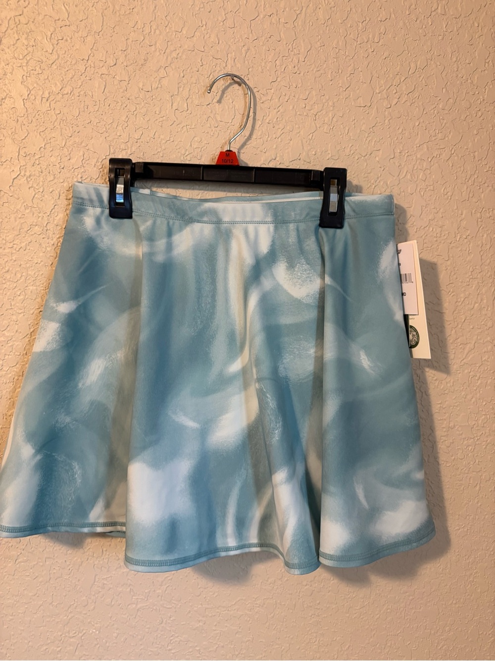 NWT Threads 4 Thought Light Blue/Green and White Tie-Dye Skort